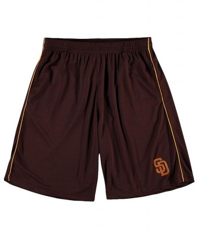 Men's Branded Brown San Diego Padres Big and Tall Mesh Shorts $17.60 Shorts