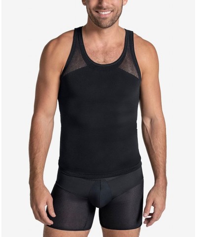 Crew Neck Seamless Compression Tank White $30.55 Undershirt