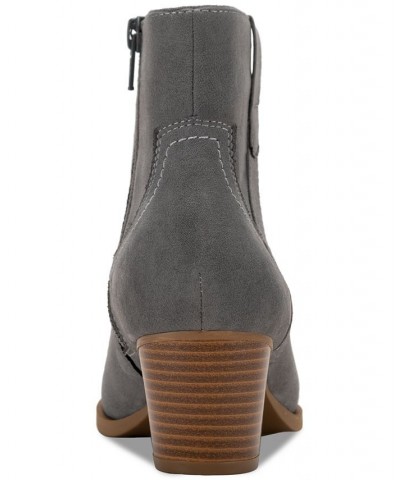 Perriee Western Boots Gray $21.96 Shoes