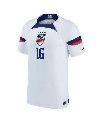 Men's Rose Lavelle Blue USWNT 2022/23 Home Breathe Stadium Replica Player Jersey $53.20 Jersey