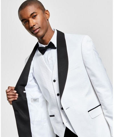 Men's Slim-Fit Tuxedo Suit Separates White $36.80 Suits