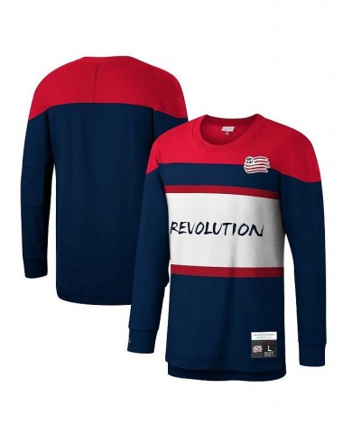 Men's Navy New England Revolution Since '96 Long Sleeve T-shirt $51.29 T-Shirts