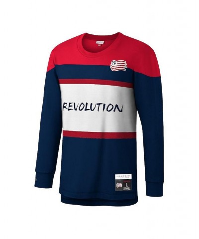 Men's Navy New England Revolution Since '96 Long Sleeve T-shirt $51.29 T-Shirts