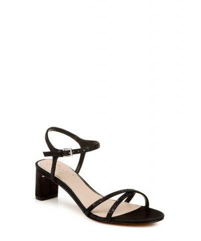 Women's Omari II Evening Sandals Black $48.51 Shoes