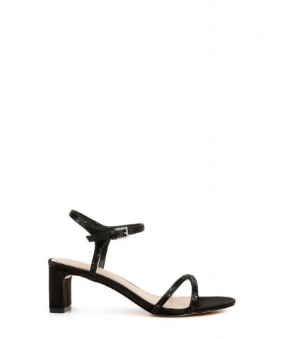 Women's Omari II Evening Sandals Black $48.51 Shoes