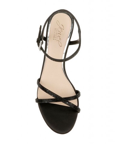 Women's Omari II Evening Sandals Black $48.51 Shoes