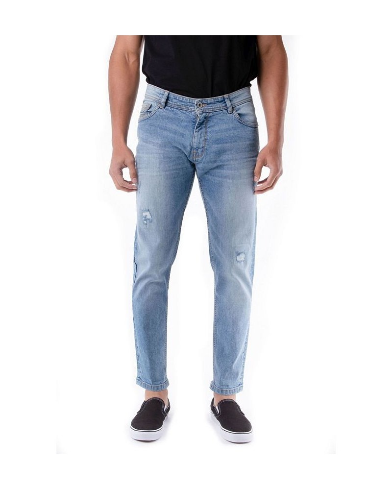 Men's Stretch 5 Pocket Skinny Jeans Blue $32.76 Jeans