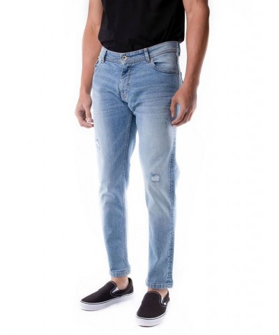 Men's Stretch 5 Pocket Skinny Jeans Blue $32.76 Jeans