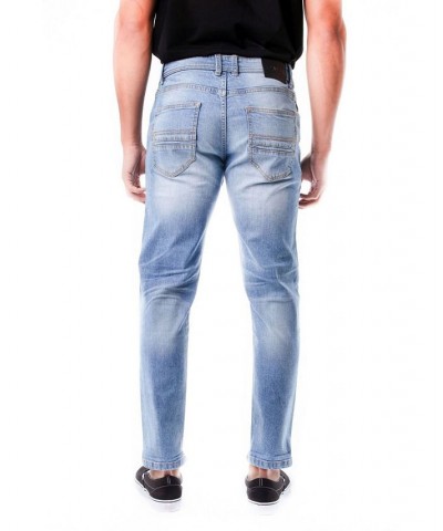 Men's Stretch 5 Pocket Skinny Jeans Blue $32.76 Jeans