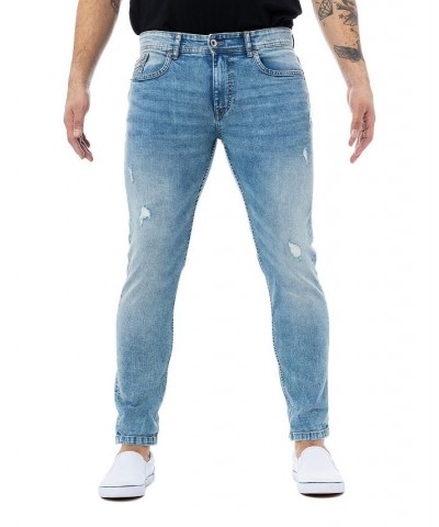 Men's Stretch 5 Pocket Skinny Jeans Blue $32.76 Jeans