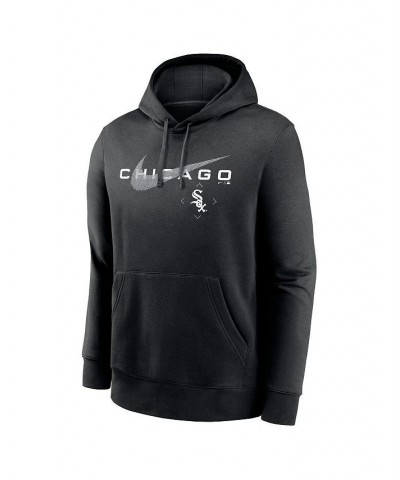 Men's Black Chicago White Sox Big and Tall Over Arch Pullover Hoodie $44.19 Sweatshirt