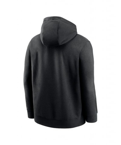 Men's Black Chicago White Sox Big and Tall Over Arch Pullover Hoodie $44.19 Sweatshirt