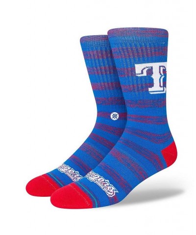 Men's Texas Rangers Twist Logo Crew Socks $9.46 Socks