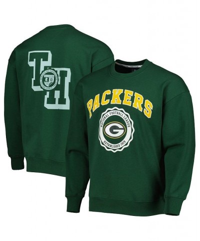 Men's Green Green Bay Packers Ronald Crew Sweatshirt $48.59 Sweatshirt