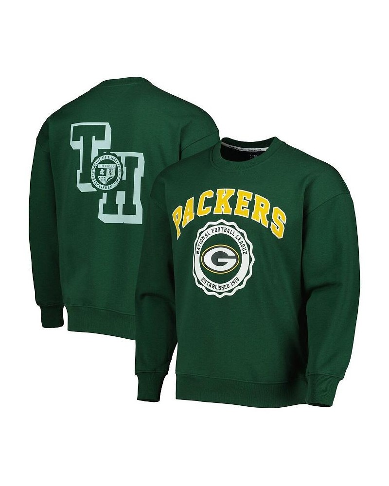 Men's Green Green Bay Packers Ronald Crew Sweatshirt $48.59 Sweatshirt