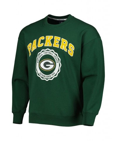 Men's Green Green Bay Packers Ronald Crew Sweatshirt $48.59 Sweatshirt