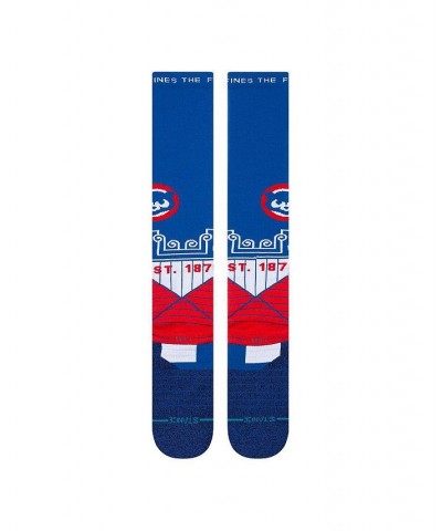 Men's Chicago Cubs Cubby Bear Diamond Pro Team Tube Socks $14.62 Socks