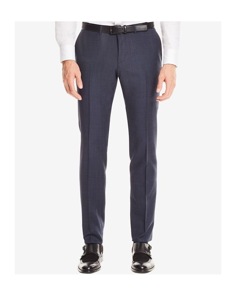 BOSS Men's Extra-Slim-Fit Wool Dress Pants Blue $58.24 Pants