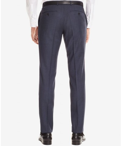 BOSS Men's Extra-Slim-Fit Wool Dress Pants Blue $58.24 Pants