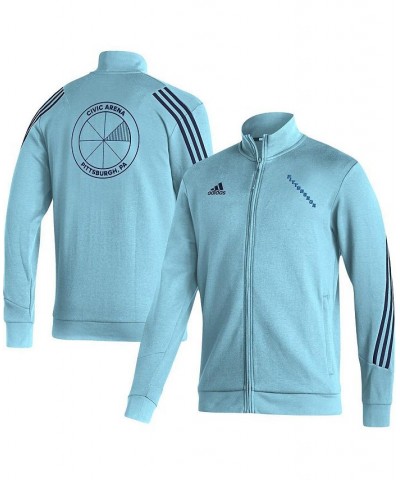 Men's Light Blue Pittsburgh Penguins Team Classics Full-Zip Track Jacket $41.40 Jackets