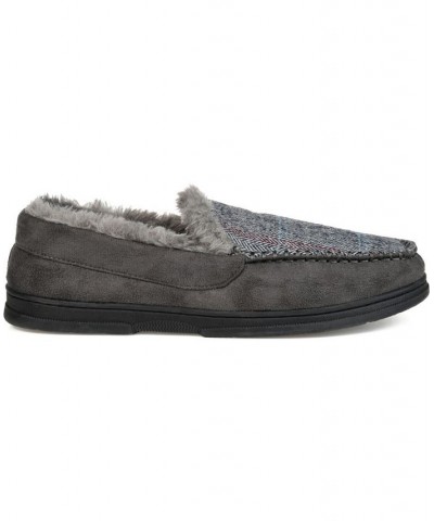 Men's Winston Moccasin Slippers Gray $19.40 Shoes