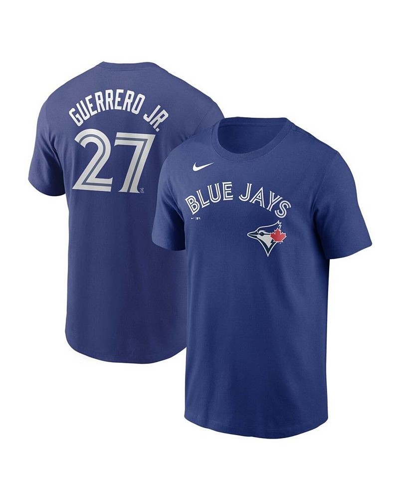 Men's Vladimir Guerrero Jr. Royal Toronto Blue Jays Name Number T-shirt $26.49 T-Shirts