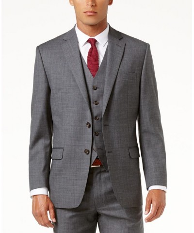 Solid Ultraflex Classic-Fit Wool Jacket Gray $179.40 Blazers