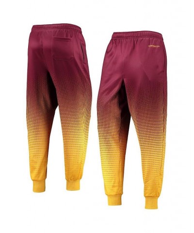 Men's Burgundy Washington Football Team Gradient Jogger Pants $25.42 Pants