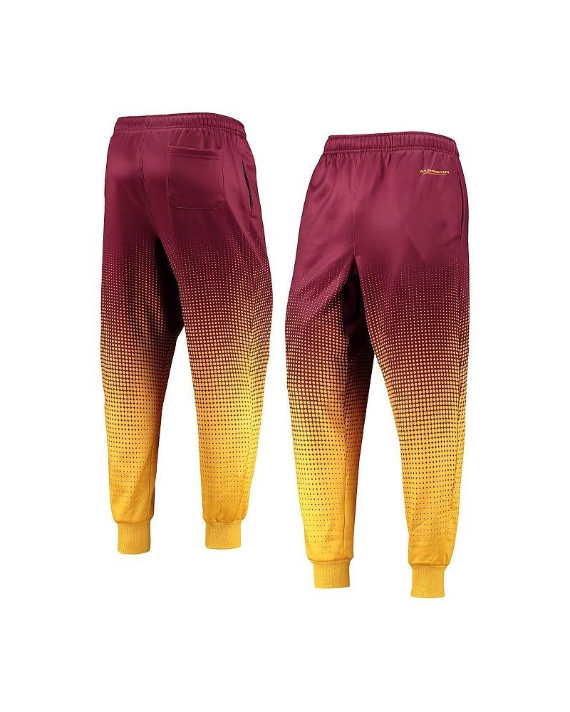 Men's Burgundy Washington Football Team Gradient Jogger Pants $25.42 Pants