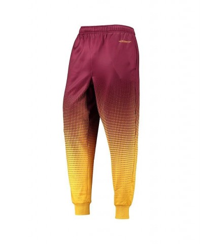 Men's Burgundy Washington Football Team Gradient Jogger Pants $25.42 Pants