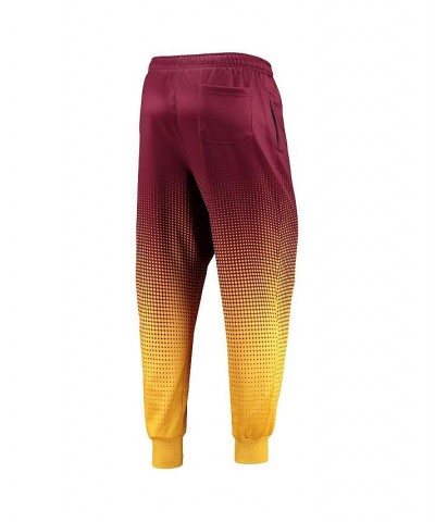 Men's Burgundy Washington Football Team Gradient Jogger Pants $25.42 Pants