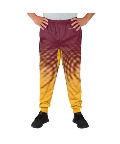 Men's Burgundy Washington Football Team Gradient Jogger Pants $25.42 Pants