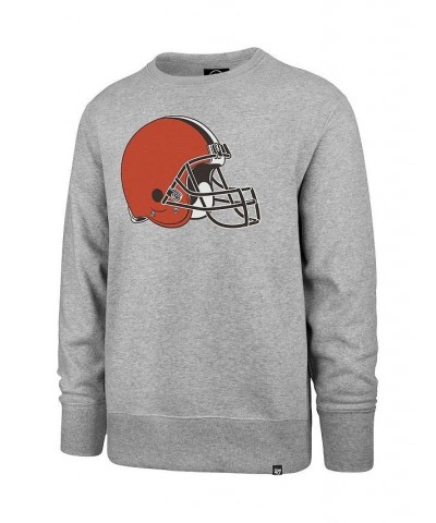 Men's '47 Heather Gray Cleveland Browns Imprint Headline Pullover Sweatshirt $28.60 Sweatshirt