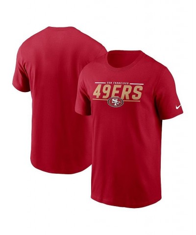 Men's Scarlet San Francisco 49ers Muscle T-shirt $20.70 T-Shirts