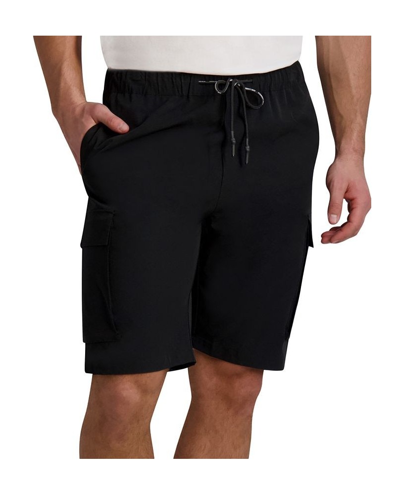 Men's Slim-Fit Solid Cargo Shorts Black $40.80 Shorts