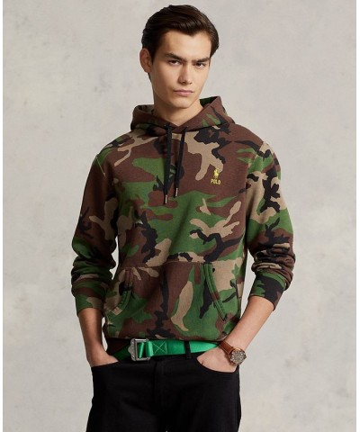 Men's Camo Fleece Hoodie Green $34.92 Sweatshirt