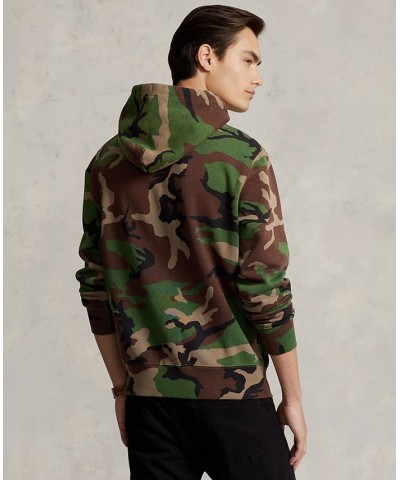 Men's Camo Fleece Hoodie Green $34.92 Sweatshirt