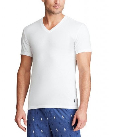 Men's 3-Pk. Slim-Fit Stretch V-Neck Undershirts Multi $30.25 Undershirt