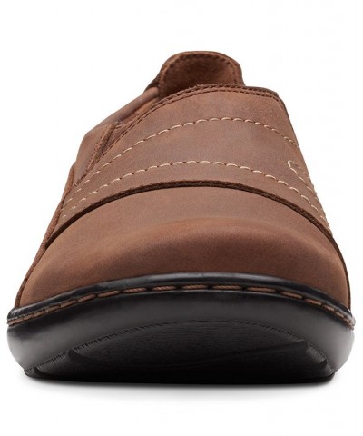 Women's Cora Edge Slip On Flats Brown $43.00 Shoes