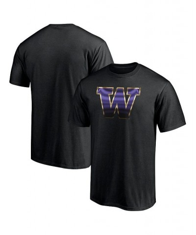 Men's Branded Black Washington Huskies Team Midnight Mascot T-shirt $14.72 T-Shirts