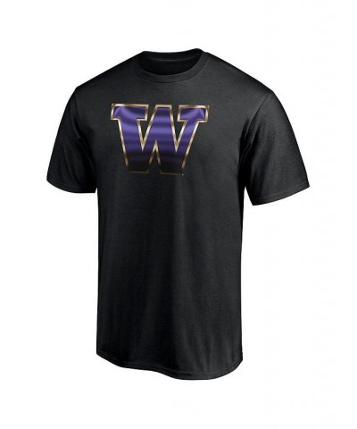 Men's Branded Black Washington Huskies Team Midnight Mascot T-shirt $14.72 T-Shirts