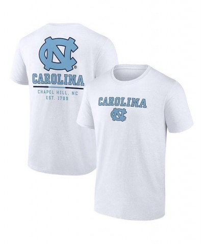 Men's Branded White North Carolina Tar Heels Game Day 2-Hit T-shirt $21.59 T-Shirts