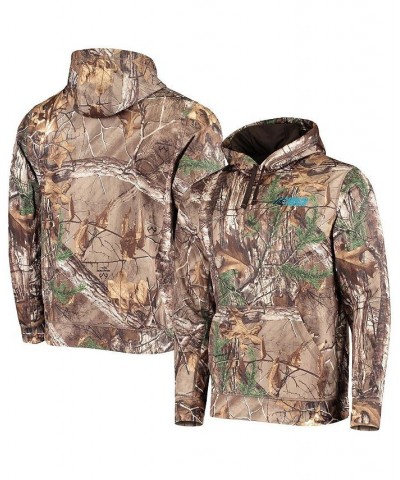 Men's Realtree Camo Carolina Panthers Circle Champion Tech Fleece Pullover Hoodie $39.74 Sweatshirt