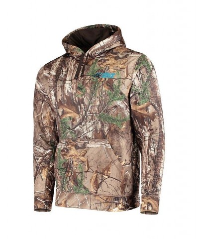 Men's Realtree Camo Carolina Panthers Circle Champion Tech Fleece Pullover Hoodie $39.74 Sweatshirt