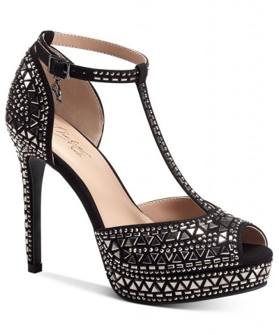 Women's Chace Embellished Platform Pumps PD01 $38.33 Shoes