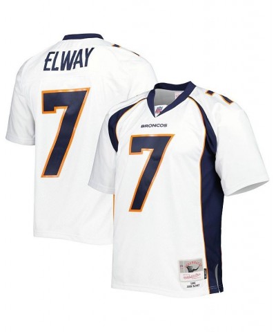 Men's John Elway White Denver Broncos 1998 Legacy Replica Jersey $51.00 Jersey