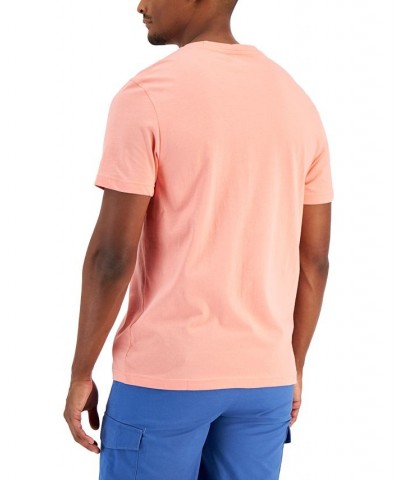 Men's Smooth Yacht Graphic T-Shirt Pink $11.00 T-Shirts