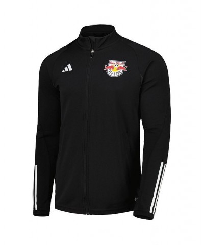 Men's Black New York Red Bulls 2023 On-Field AEROREADY Full-Zip Training Top $45.89 Jackets