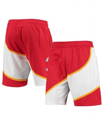 Men's Red Atlanta Hawks 1986 Hardwood Classics 75th Anniversary Swingman Shorts $69.70 Shorts