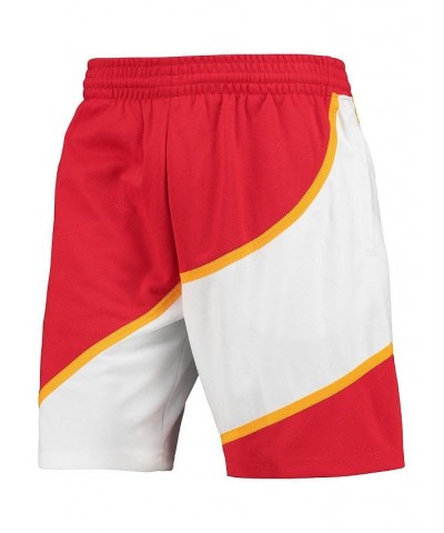 Men's Red Atlanta Hawks 1986 Hardwood Classics 75th Anniversary Swingman Shorts $69.70 Shorts